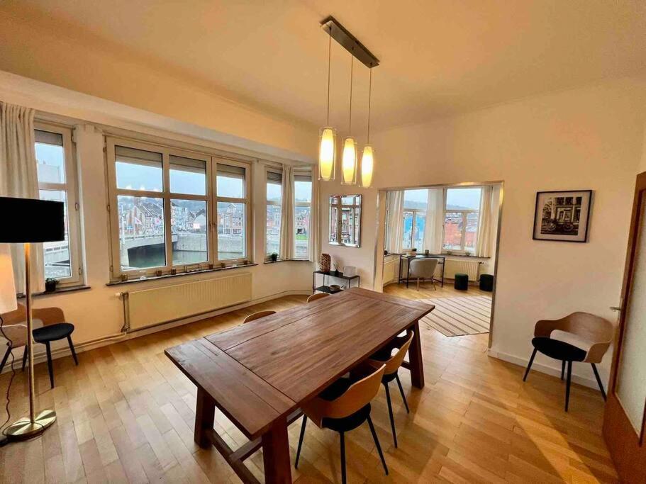 Bellevue - Grand Appartement Pour 5 Sur Les Quais De La Meuse Liege Ngoại thất bức ảnh