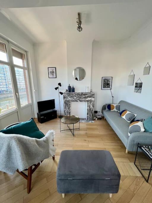 Bellevue - Grand Appartement Pour 5 Sur Les Quais De La Meuse Liege Ngoại thất bức ảnh